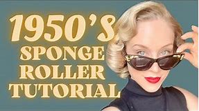 How to Create a 1950s Hairstyle with Sponge Rollers