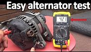 How to Test an Alternator ( Testing the Voltage Regulator, Diode rectifier and Stator)