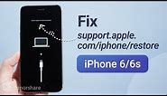 How to Fix iPhone 6/6s support.apple.com/iphone/restore (No Data Loss)