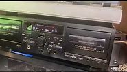 JVC TD-W354BK Double Cassette Tape Deck Recorder Player