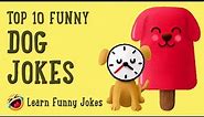 Top 10 FUNNY Dog Jokes that will make you LAUGH - Animal Jokes For Kids