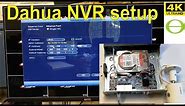 Dahua NVR unboxing and setup - step by step -2019