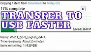 How to increase USB transfer speed in windows 10 and 11