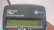 How to use a scientific calculator | Knowledge World Academy