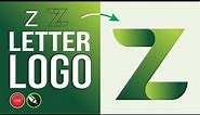 Logo Design in CorelDraw How to Make Letter Z Logo - Graphic Design Tutorial for Experts & Beginners