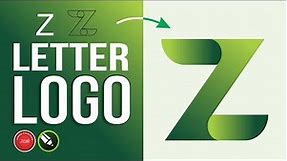 Logo Design in CorelDraw How to Make Letter Z Logo - Graphic Design Tutorial for Experts & Beginners