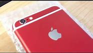 iPhone 6 Custom Red Housing