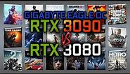 GIGABYTE EAGLE OC RTX 3090 vs RTX 3080 Benchmark – 65 Tests