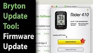HOW TO: Bryton Firmware Update using Bryton Update Tool
