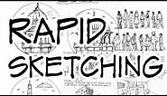Rapid sketching - Architecture Daily Sketches
