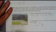 Calc 1 - Word Problem Involving the Derivative of an Inverse Trig Function