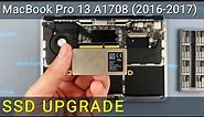 MacBook Pro 13 A1708 (Late 2016- Mid 2017) How to install SSD upgrade