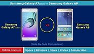 Samsung Galaxy A7 (2016) vs Samsung Galaxy A8 Side-By-Side Comparison