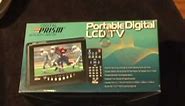 7 inch LCD Prism Digital Portable TV Unboxing