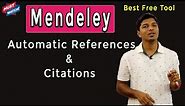 Mendeley: Automatically Generate References & Citations II Four Simple Steps II My Research Support