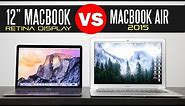 12-Inch Macbook Vs 2015 13-Inch Macbook Air - Hands On Comparison