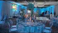 Turquoise Elegant Wedding Reception Decor