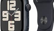 Apple Watch SE (2nd Gen) [GPS 44mm] Smartwatch with Midnight Aluminum Case with Midnight Sport Band M/L. Fitness & Sleep Tracker, Crash Detection, Heart Rate Monitor