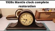 complete vintage mantel clock restoration (short version)