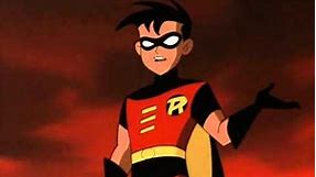 Robin takes down batman