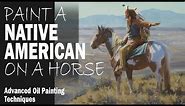 Paint a Native American on a Horse