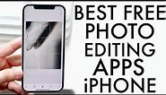 Best FREE Photo Editing Apps For iPhone! (2021)