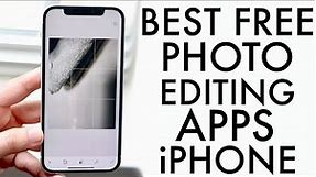 Best FREE Photo Editing Apps For iPhone! (2021)
