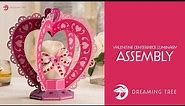 SVG File - Valentine Centerpiece Luminary - Assembly Tutorial