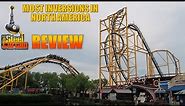 Steel Curtain Review, Kennywood S&S Looping Hyper Coaster | Most Inversions in North America