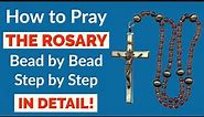 How to Pray THE ROSARY Step by Step. Bead by Bead. IN DETAIL! The best guide on YouTube.