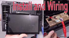 10.1 Android Touch Screen Car Stereo Install [Wiring and Mounting]