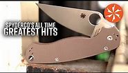 The Best Spyderco Classics Folding Knives Available at KnifeCenter.com