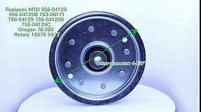 POSEAGLE 756-04129b Idler Pulley 4.25 Replaces MTD 753-08171 Idler Pulley Kit 4.25 Dia, Troy Bilt Pulley 753-08171, 756-04129 Idler Pulley 753 08171, 756 04129b, Oregon 78-065, Rotary 12675