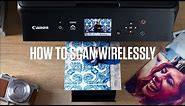 Canon PIXMA TS Series: How to scan wirelessly