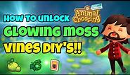 Unlock Glowing Moss & Vines + DIY's Complete Guide! | ACNH