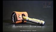 Leather Razor Case - How To Make (using a PDF Pattern)
