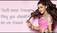 Ariana Grande - You'll Never Know (with lyrics)