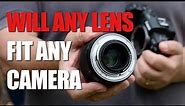 Do all Canon lenses fit all Canon cameras: Are Camera Lenses Universal