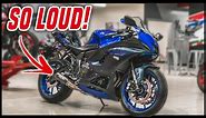 Yamaha R7 SC Project CR-T Exhaust Install & Sound Test | EXCLUSIVE!