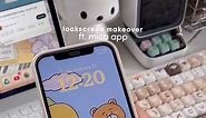 Create Your Cute iPhone Lock-Screen! 💗🌱 Customize Your Homescreen