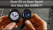 Samsung Gear Sport vs Samung Gear S3 Frontier