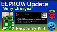 Raspberry Pi 4 Big EEPROM update. improved USB Boot and much more.