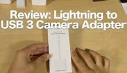 Review: Lightning to USB 3 Camera Adapter - a podcaster's best friend