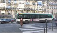 Buses in Paris, France