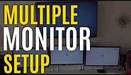 How To Setup 3 Monitors On Laptop | Triple Monitor Setup