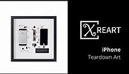 XREART - iPhone Teardown Framed Art