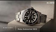 Vintage Rolex Submariner 5513 - Vintage of the Week Episode 5 | Bob's Watches
