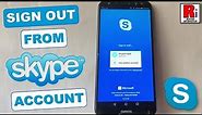 How To Sign Out From Skype