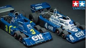 Tyrrell P34 6 wheel F1 car - dual build (Tamiya 1/20 scale model kit full build)