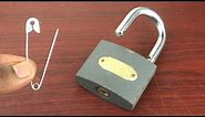 How to Open a Lock without key Easy - 4 Ways to Open a Lock - Amazing life hacks with Locks 🔴 NEW